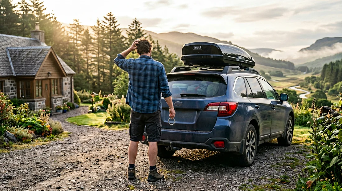 Infographie résumant les étapes pour obtenir une nouvelle clé de coffre de toit.