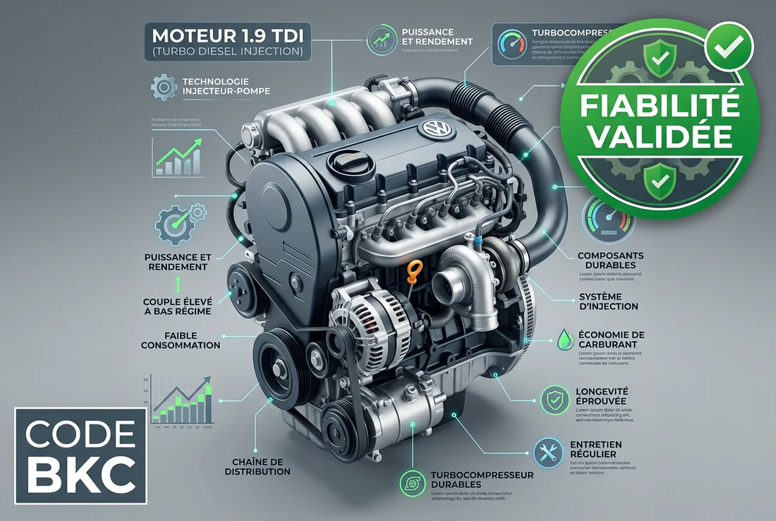 Audi A3 8P équipée du moteur 1.9 TDI circulant en ville