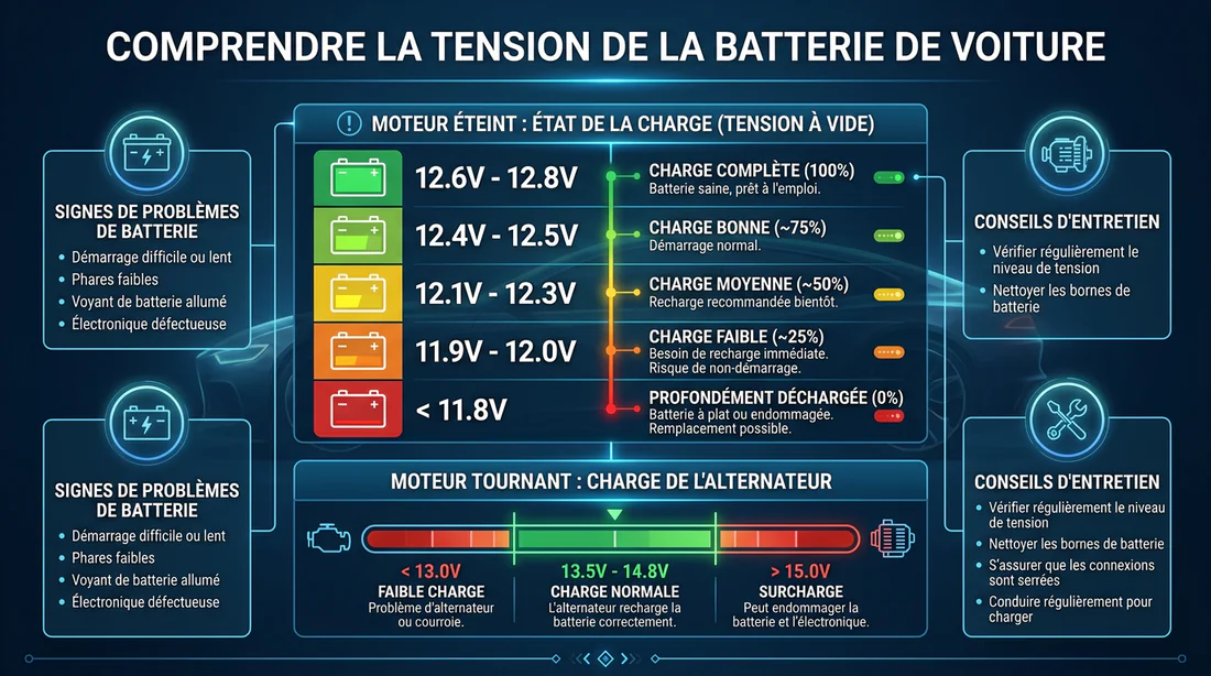 Détail des fonctions et réglages d'un multimètre numérique