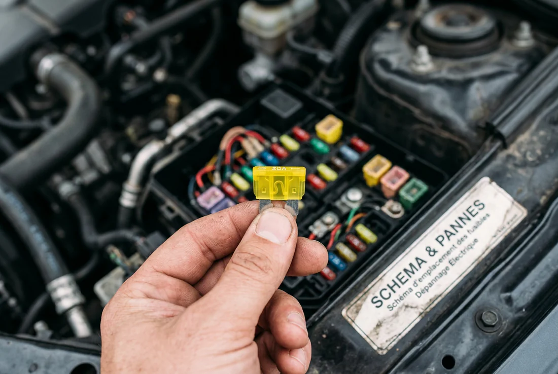 Schéma technique de l'affectation des fusibles pour Golf 6.