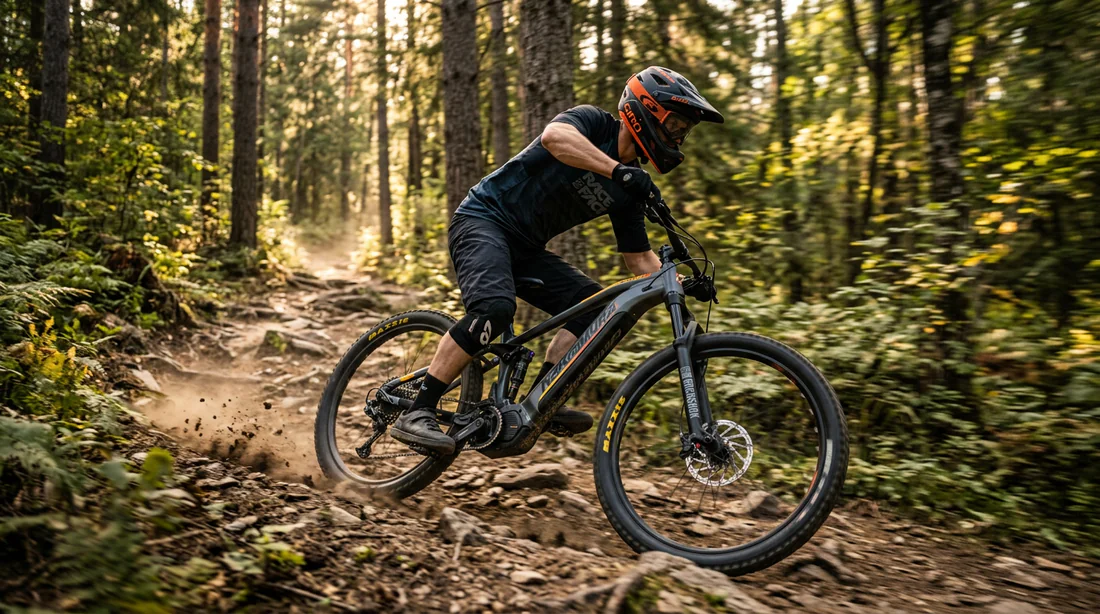 Manipulation technique du capteur de vitesse sur un VTT électrique.