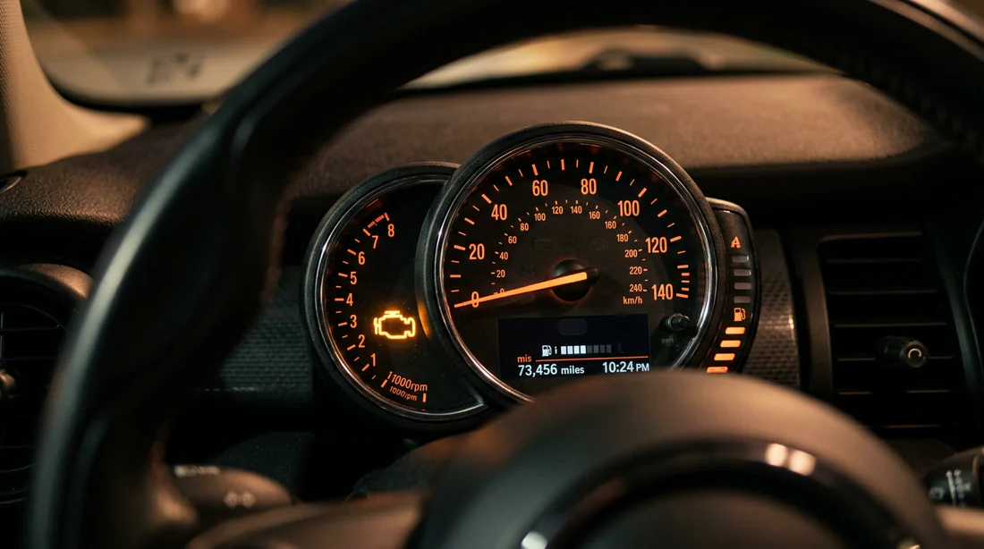 Voyant moteur allumé sur Mini Cooper
