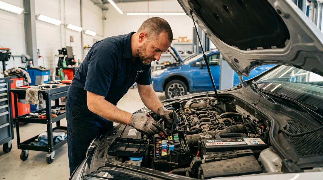Vérification des fusibles et de la batterie pour dépannage électronique