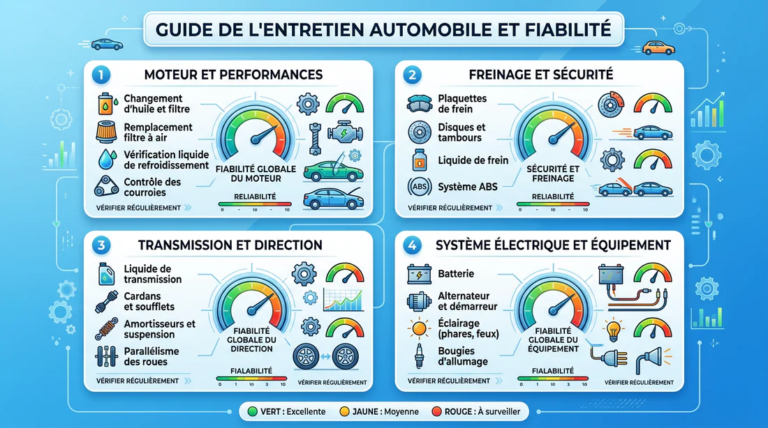 Infographie montrant le bilan d'entretien et conseils d'achat du Jeep Cherokee KL