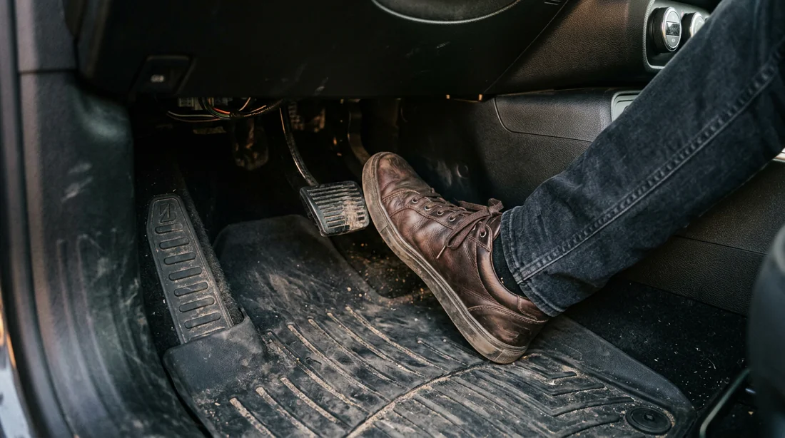 Pression sur la pédale d'accélérateur lors de la réinitialisation de la vidange sur Jeep Renegade