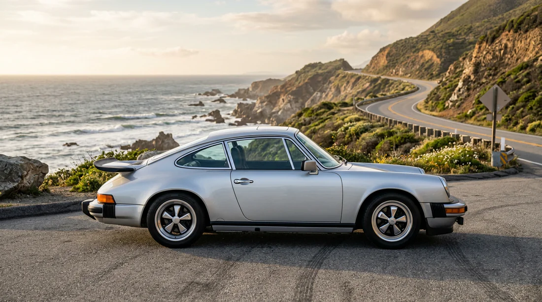 Porsche 911 Type G profil avec jantes Fuchs classiques